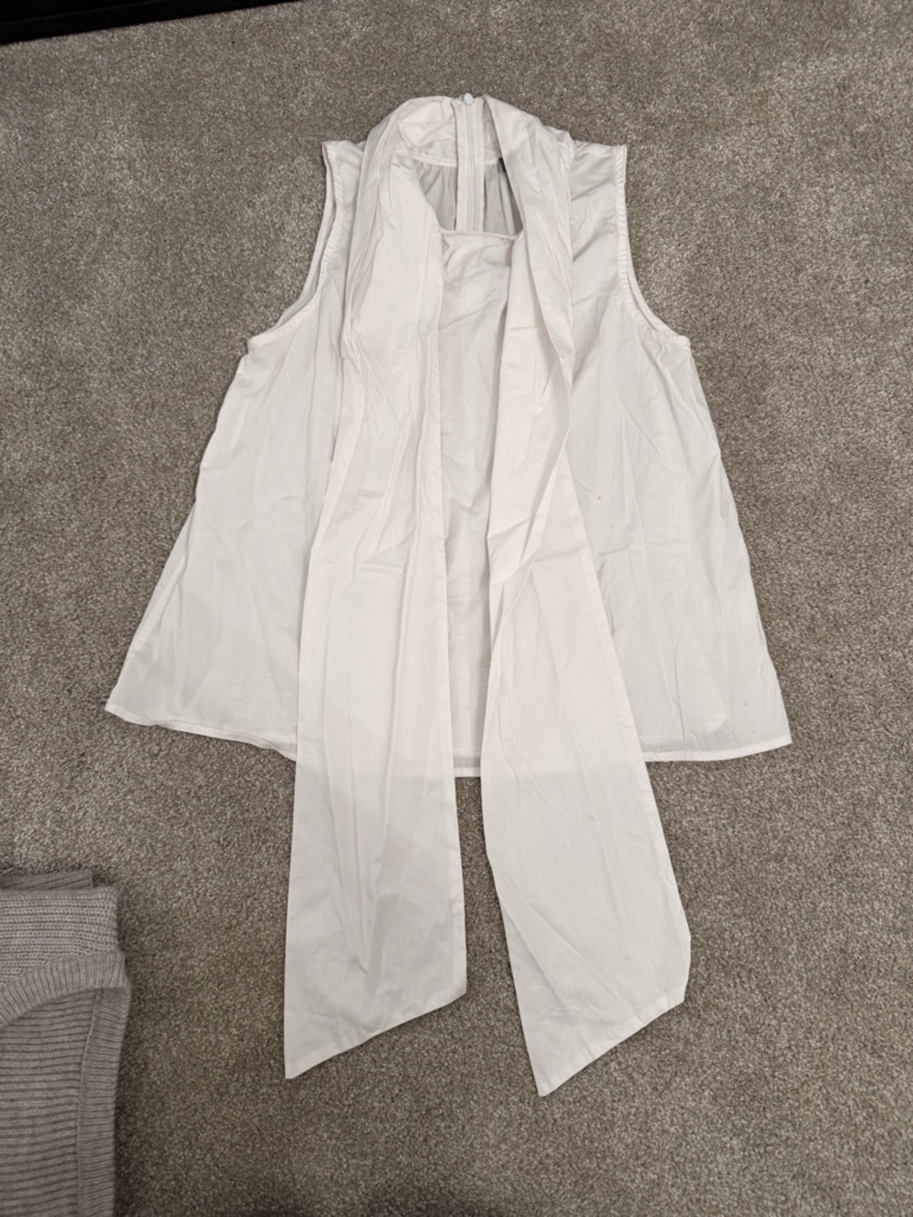Ivory Top with Script Label